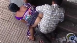 Beautiful Indian woman has doggystyle sex in public  voyeurstyle.com