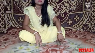 Indian romantic sex horny young couple having hot sex session at home