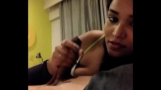 Sexy Desi Girl Sucking her boy friend Cock